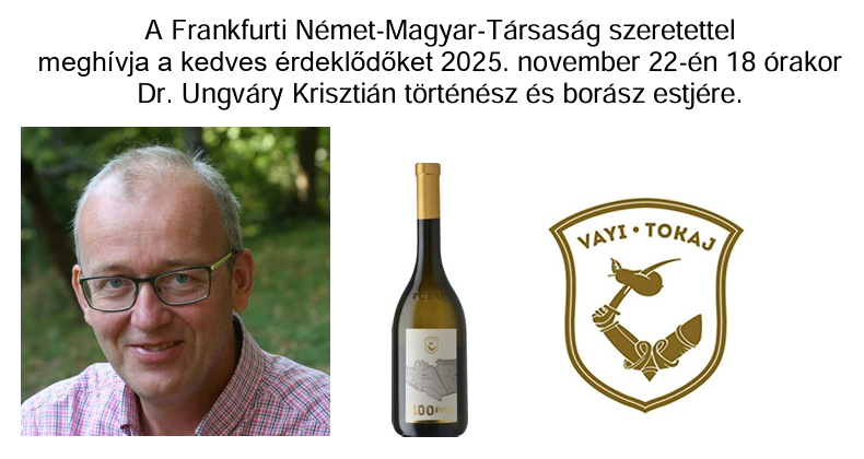 Dr. Ungváry Krisztián történész és borász estje